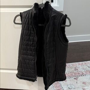 Black Quilted Puffer Vest